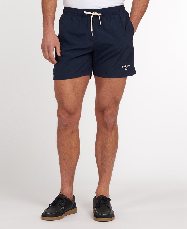 Barbour Essential Logo 5'' Swim Hose Herren Navy | XPERLH-593