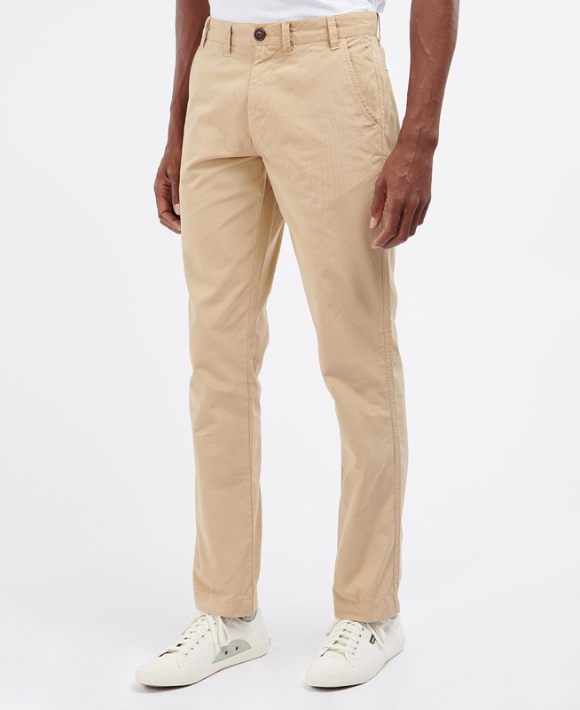 Barbour Glendale Chino Hose Herren Beige | WXAQFT-814