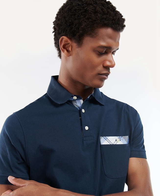 Barbour Lirst Polo shirts Herren Navy | SHDYTZ-472