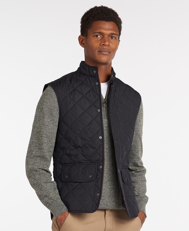 Barbour Lowerdale Weste Herren Navy | LAPMWQ-581