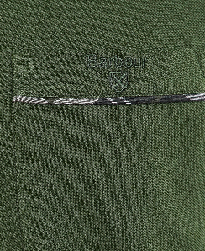 Barbour Adie Long Sleeve Polo shirts Herren Grün | OLPAGM-437