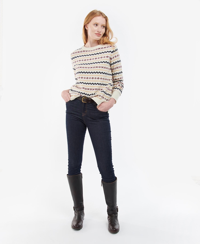 Barbour Alder Knit Pullover Damen Mehrfarbig | HMIFUD-815