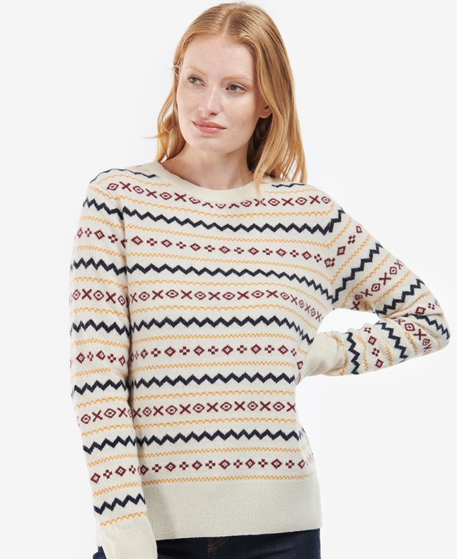 Barbour Alder Knit Pullover Damen Mehrfarbig | HMIFUD-815