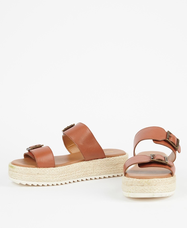 Barbour Amelda Sandalen Damen Braun | MPLBTG-804