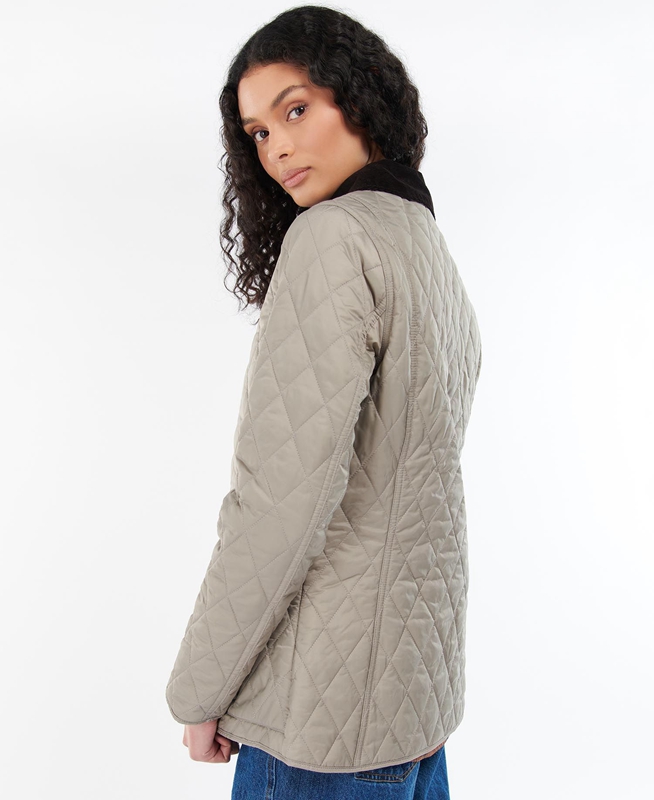 Barbour Annandale Steppjacke Damen Grau | QXENVC-062