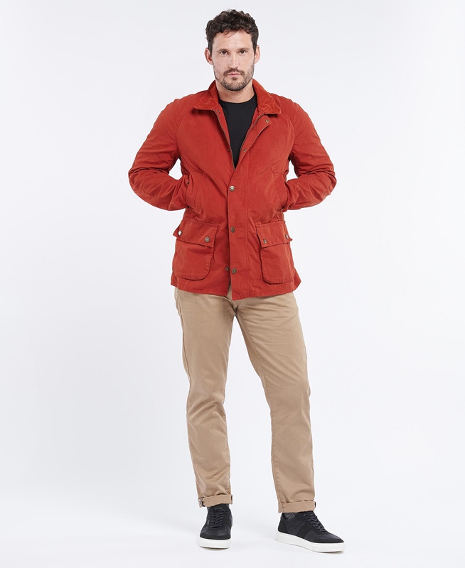 Barbour Ashby Freizeitjacken Herren Orange | GCZLDE-516