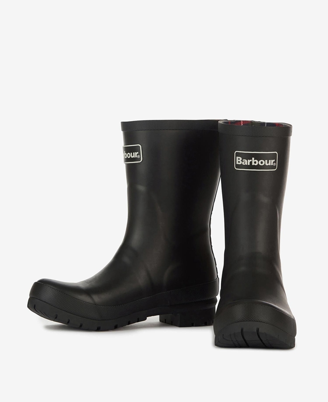 Barbour Banbury Wellingon Stiefel Damen Schwarz | AMZIRQ-429