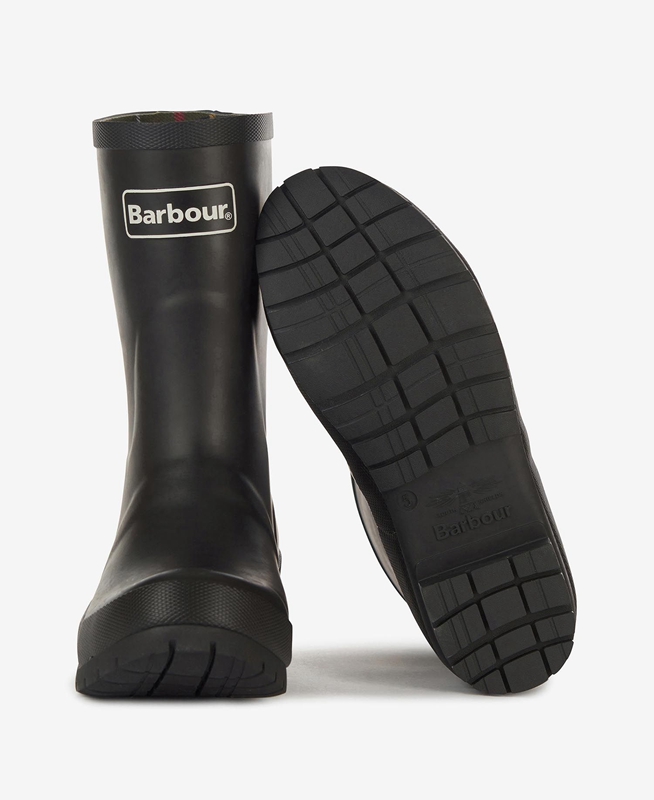 Barbour Banbury Wellingon Stiefel Damen Schwarz | AMZIRQ-429