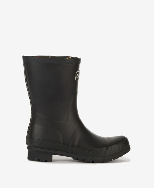 Barbour Banbury Wellingon Stiefel Damen Schwarz | AMZIRQ-429