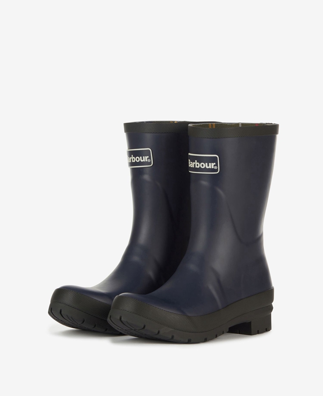 Barbour Banbury Wellington Stiefel Damen Navy | BWPTIY-572