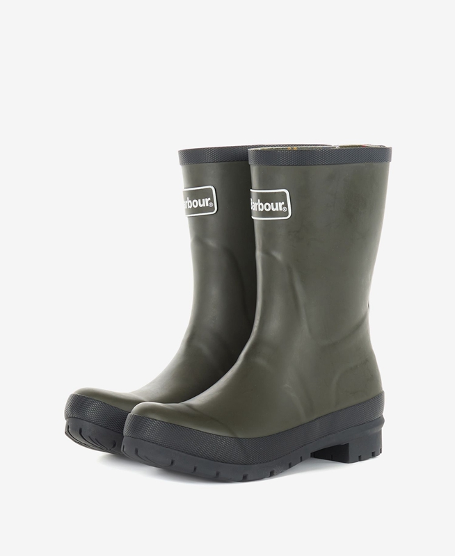 Barbour Banbury Wellington Stiefel Damen Olivgrün | SXZWTR-923