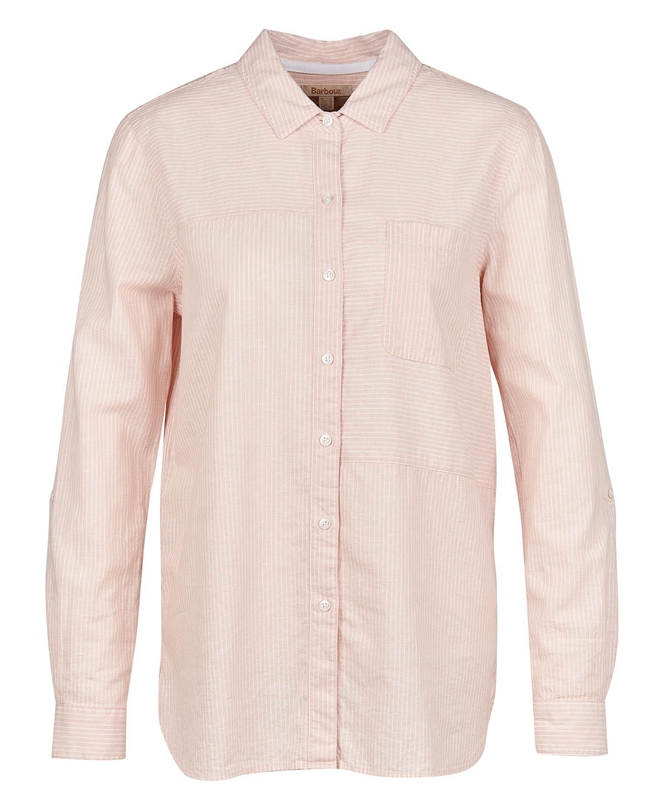 Barbour Beachfront Hemd Damen Rosa | WMCJNL-743