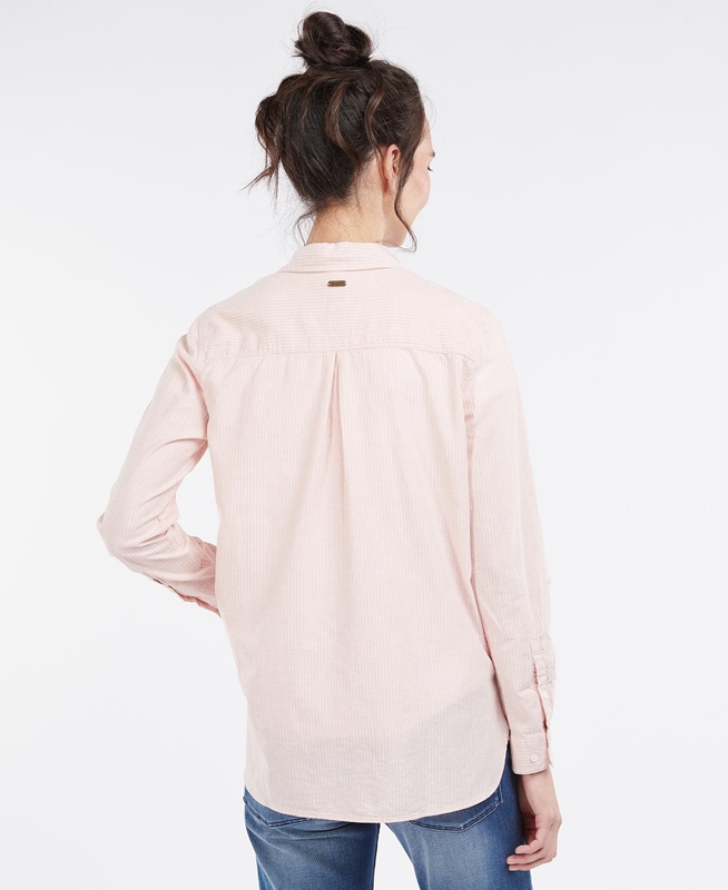 Barbour Beachfront Hemd Damen Rosa | WMCJNL-743