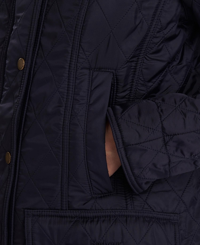 Barbour Beadnell Polarquilt Steppjacke Damen Navy | YHBPML-930