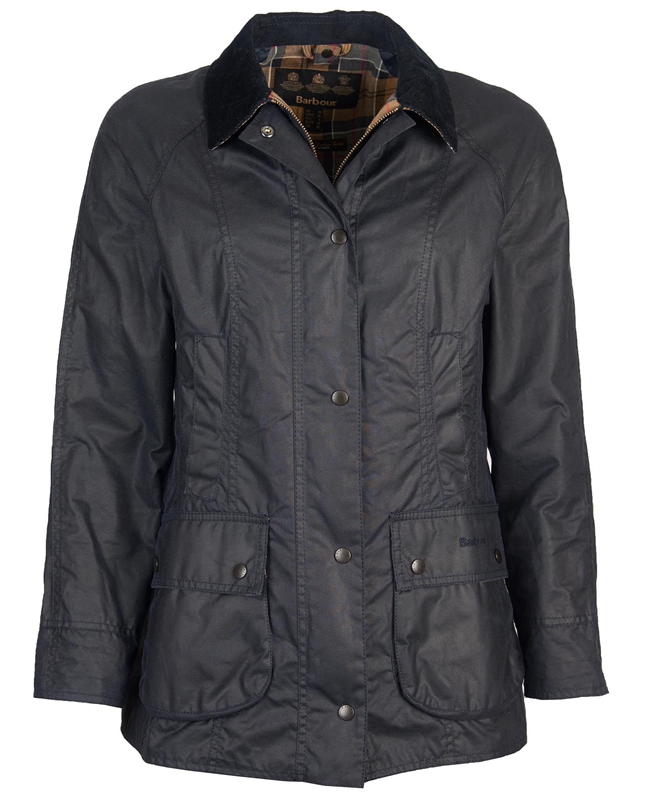 Barbour Beadnell® Gewachste Jacke Damen Navy | BMLWIS-692