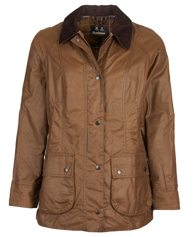 Barbour Beadnell® Gewachste Jacke Damen Braun | JTZYXR-537