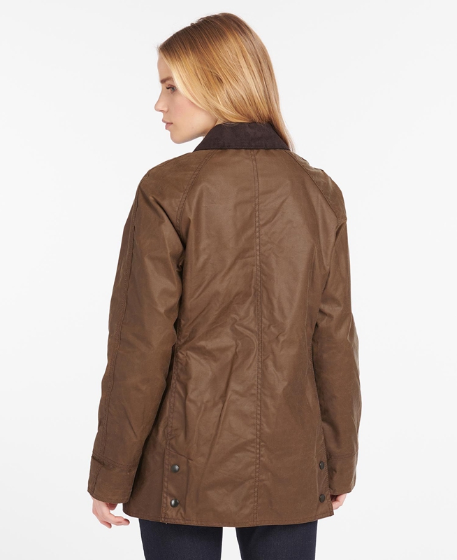 Barbour Beadnell® Gewachste Jacke Damen Braun | JTZYXR-537