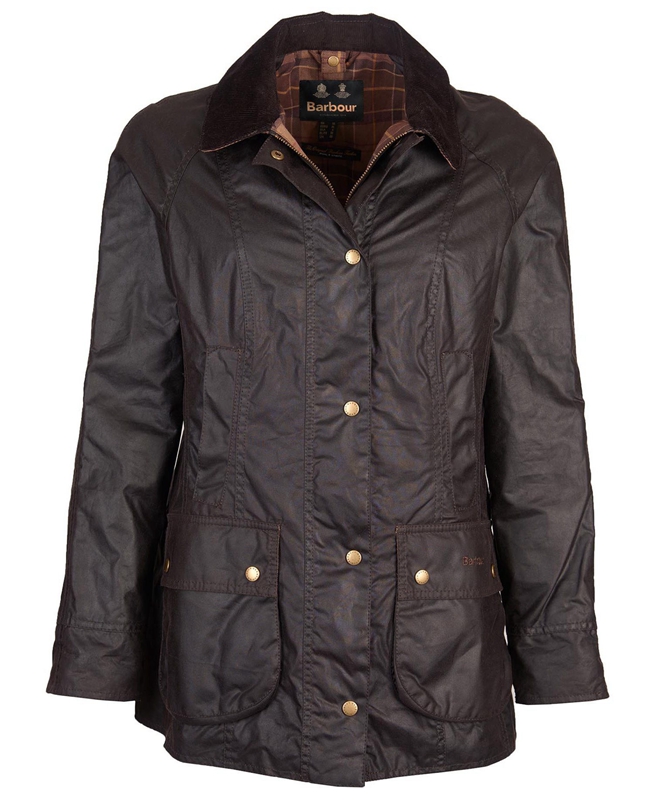 Barbour Beadnell® Gewachste Jacke Damen Braun | XVLIZC-679