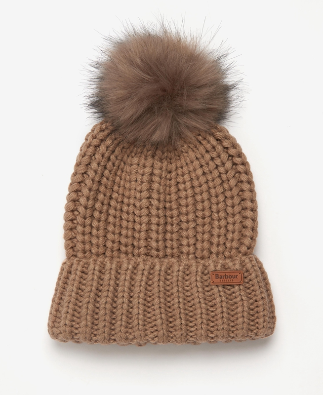 Barbour Beanie Saltburn Hüte Damen Beige | IROVLX-451