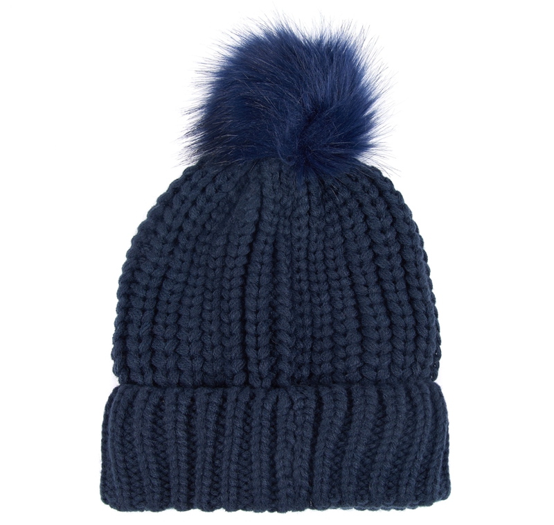 Barbour Beanie Saltburn Hüte Damen Blau | OQVCFY-731