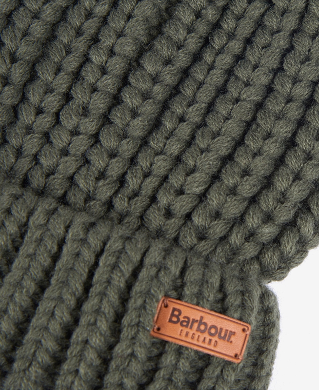 Barbour Beanie Saltburn Hüte Damen Grün | QWZXKO-486