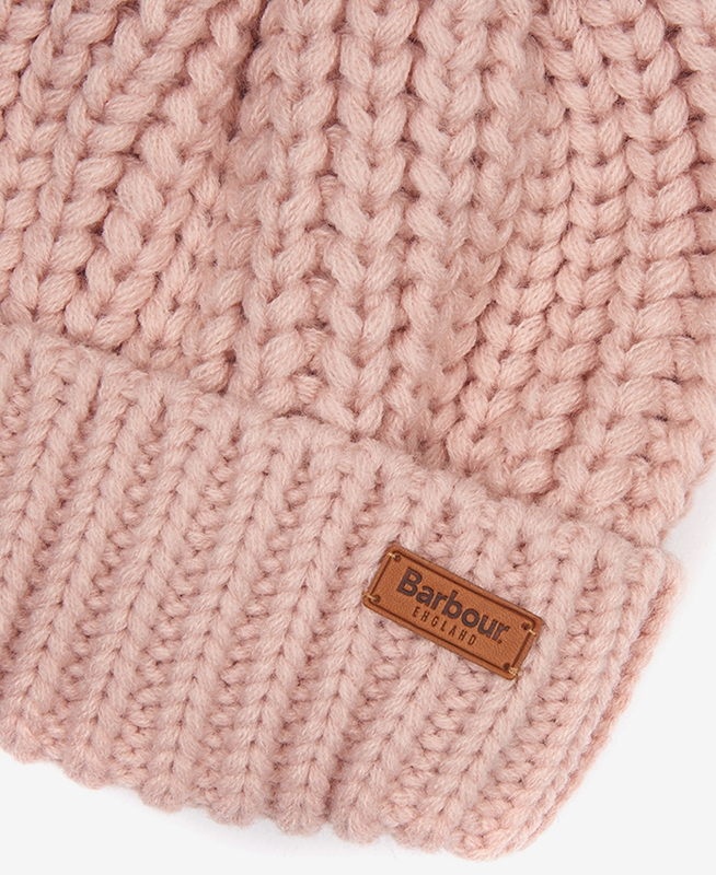 Barbour Beanie Saltburn Hüte Damen Rosa | NACYRQ-834