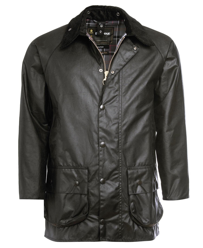 Barbour Beaufort® Gewachste Jacke Herren Schwarz | HCSVPL-705