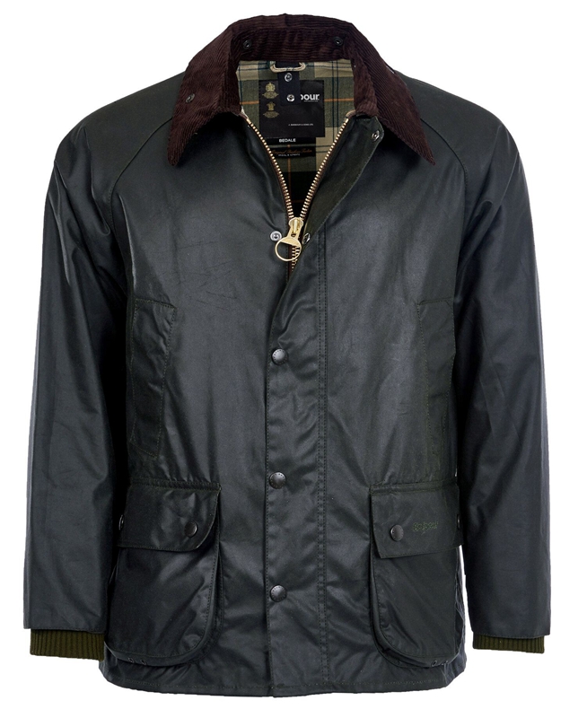 Barbour Bedale® Gewachste Jacke Herren Schwarz | TARDNK-765