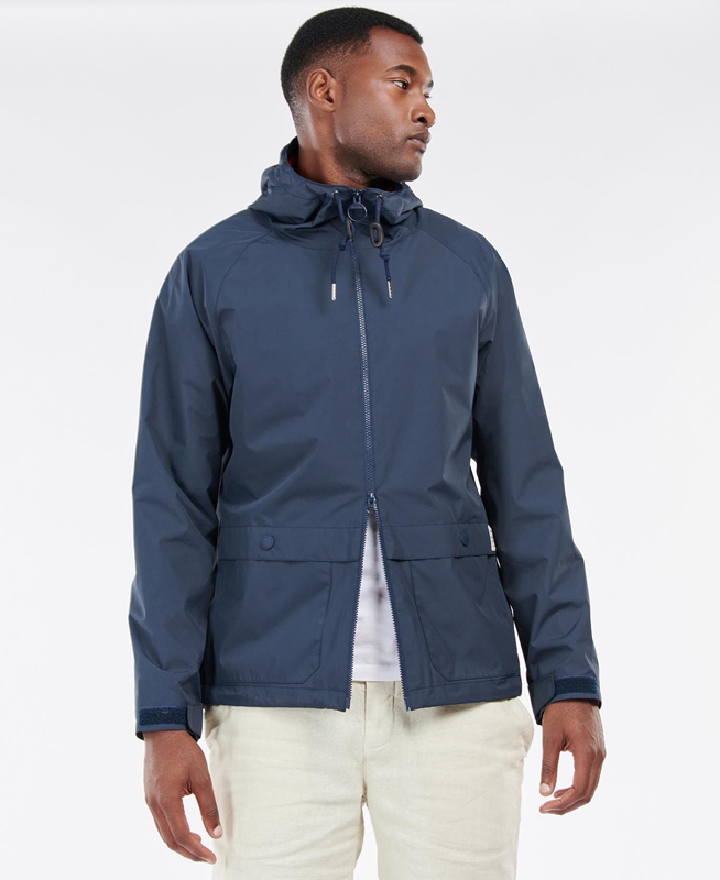 Barbour Begral Showerproof Freizeitjacken Herren Navy | VUKSJH-190