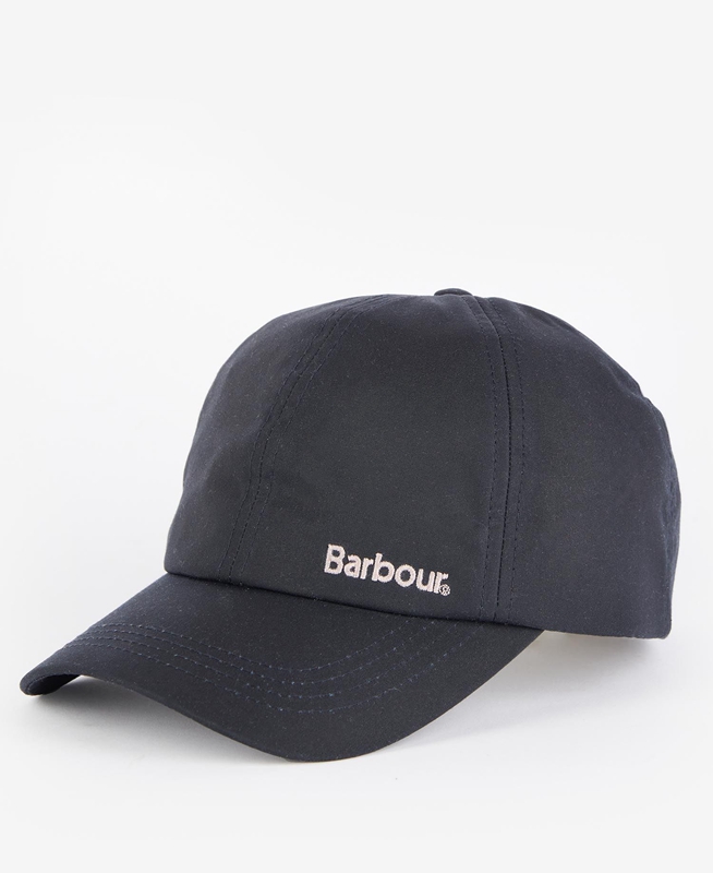 Barbour Belsay Wax Sports Cap Hüte Damen Navy | QTDWMJ-351