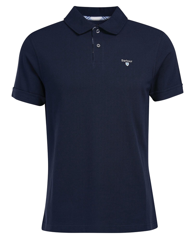 Barbour Birkhill Polo shirts Herren Navy | YVLHWB-156