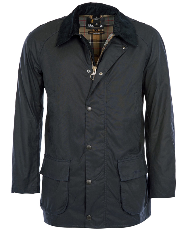 Barbour Bristol Gewachste Jacke Herren Navy | BEWOFS-534