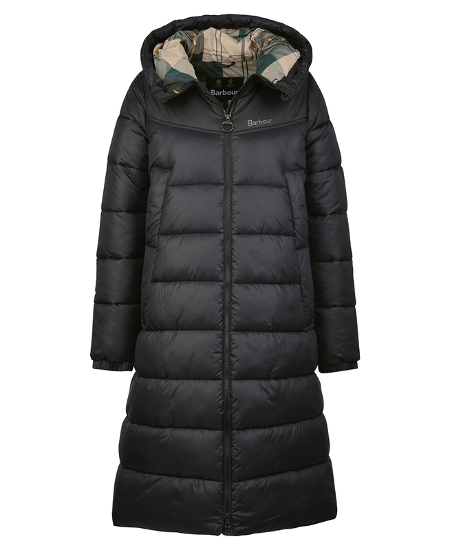 Barbour Buckton Steppjacke Damen Schwarz | VOXRQH-852