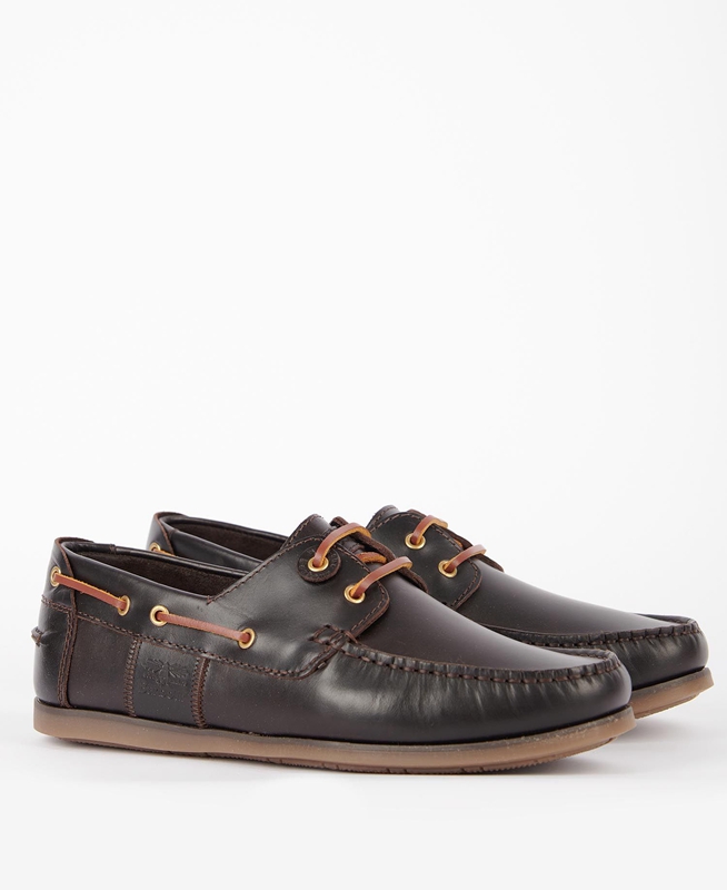 Barbour Capstan Loafers Herren Kaffee | BOKSTM-137