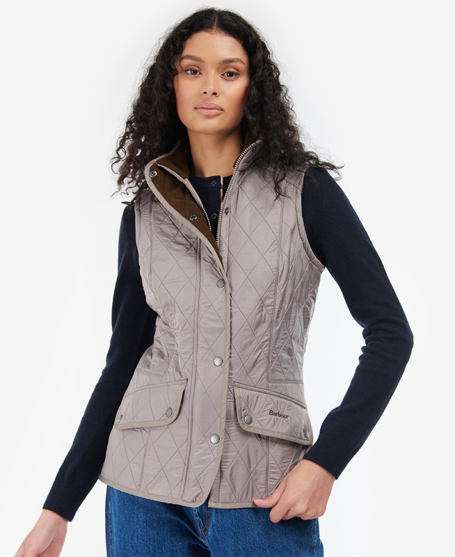 Barbour Cavalry Weste Damen Grau | NEVJGF-457