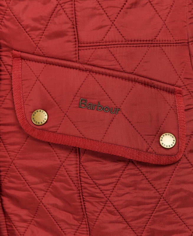 Barbour Cavalry Weste Damen Rot | BQXUEI-591