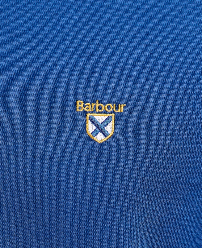 Barbour Crest Rugby Top Polo shirts Herren Blau | VZDAHT-634