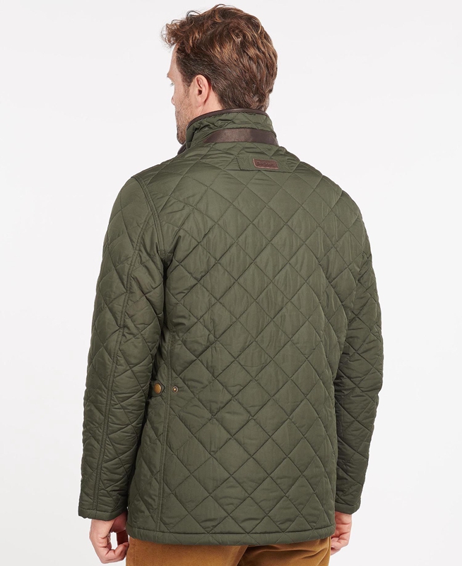 Barbour Devon Steppjacke Herren Grün | BVTAJS-103