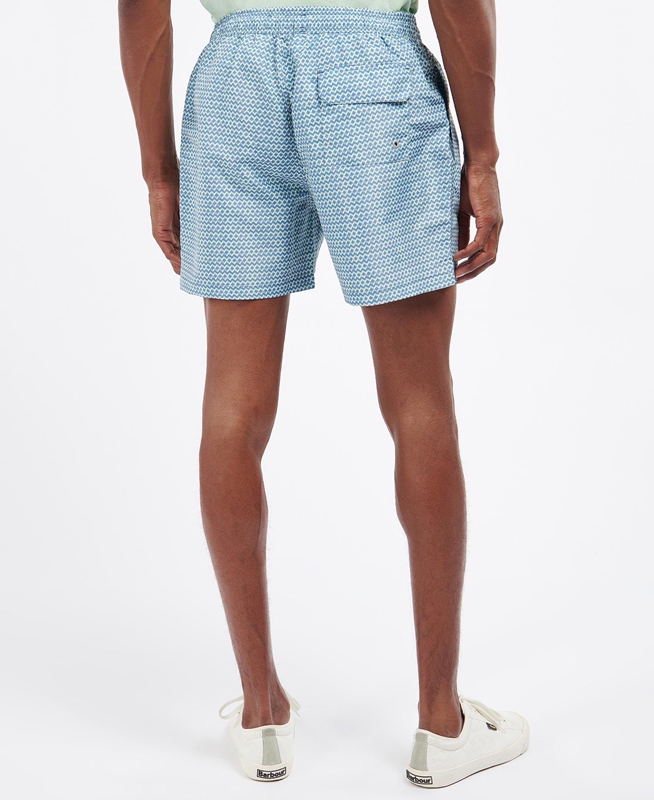 Barbour Diamond Geo Swim Hose Herren Blau | RCLFOS-639