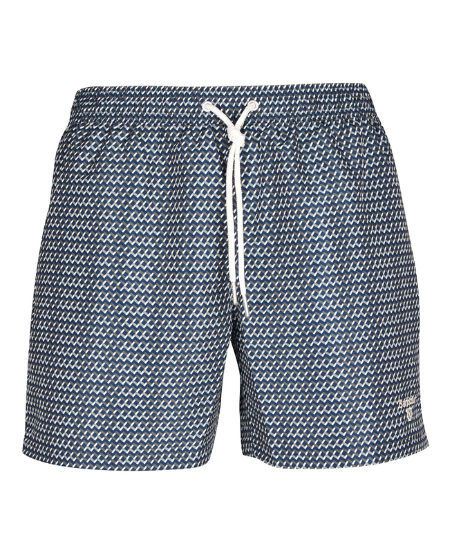 Barbour Diamond Geo Swim Hose Herren Navy | ATXUHS-732