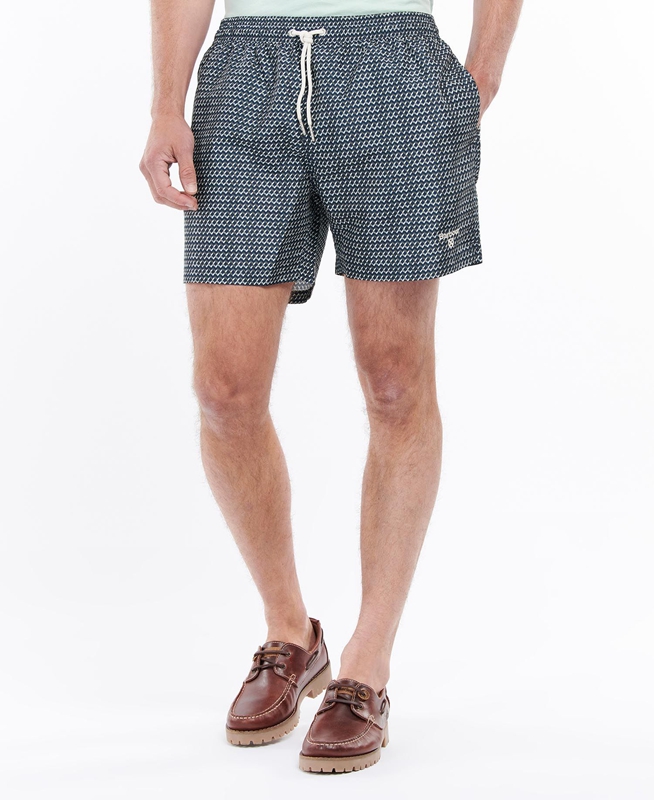 Barbour Diamond Geo Swim Hose Herren Navy | ATXUHS-732