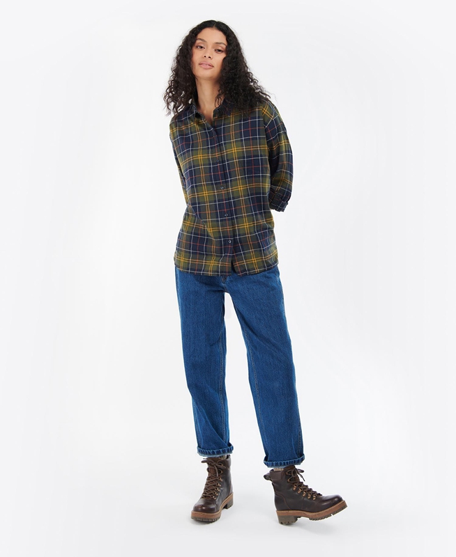 Barbour Elishaw Hemd Damen Mehrfarbig | AGWXSY-497