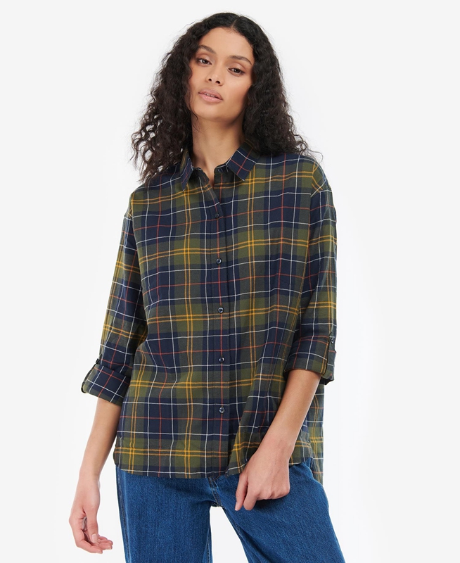 Barbour Elishaw Hemd Damen Mehrfarbig | AGWXSY-497