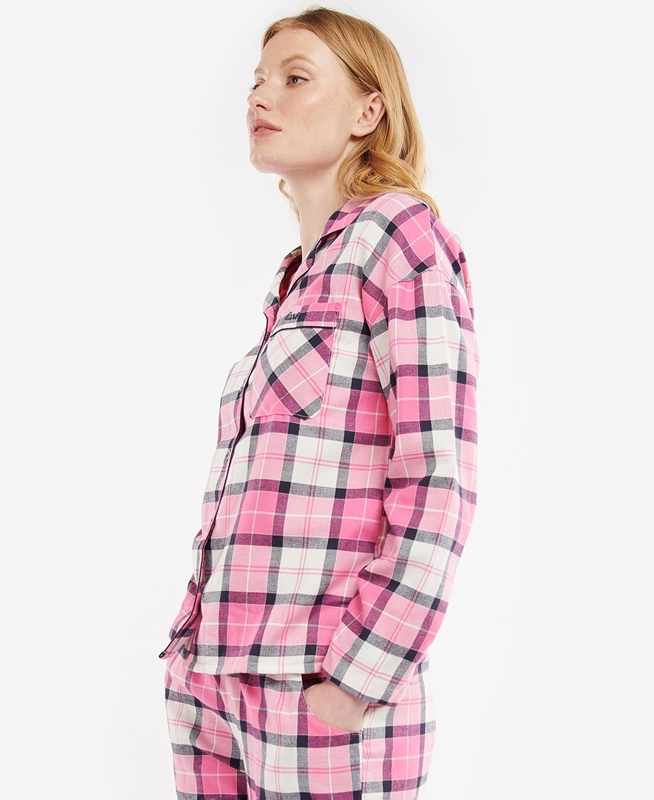 Barbour Ellery PJ Set Nachtwäsche Damen Rosa | MCFTSA-864