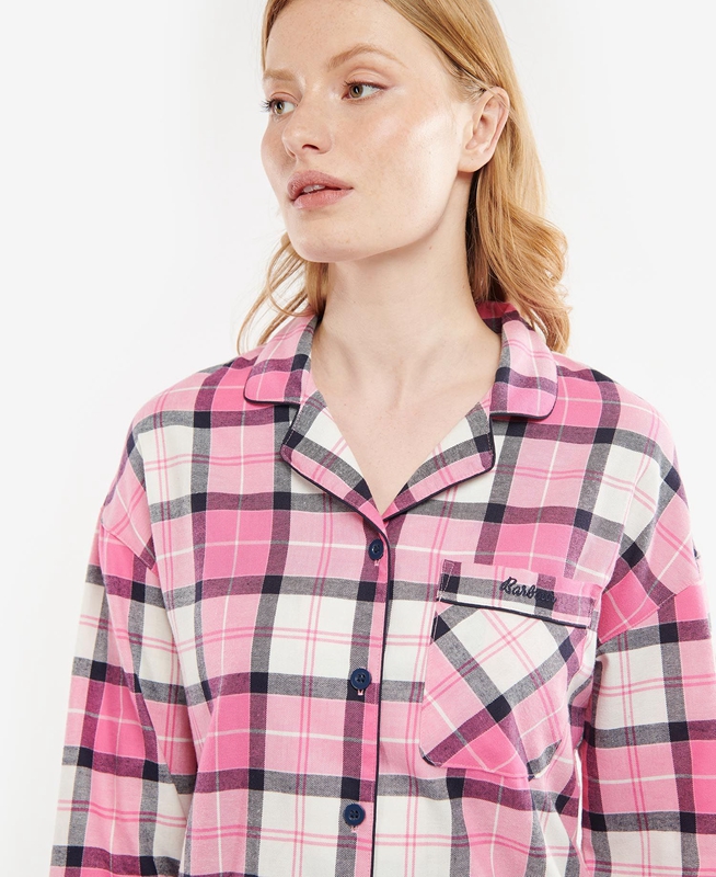 Barbour Ellery PJ Set Nachtwäsche Damen Rosa | MCFTSA-864