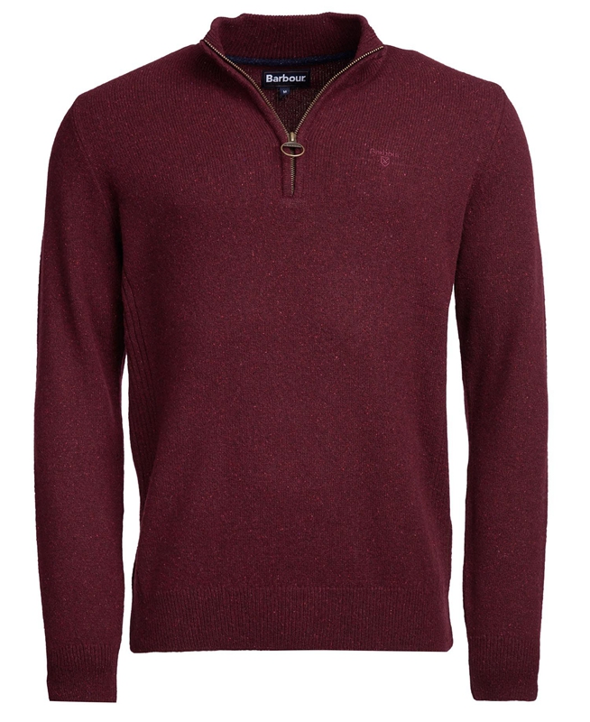 Barbour Essential Tisbury Half Zip Pullover Herren Türkis | SPXCTF-015