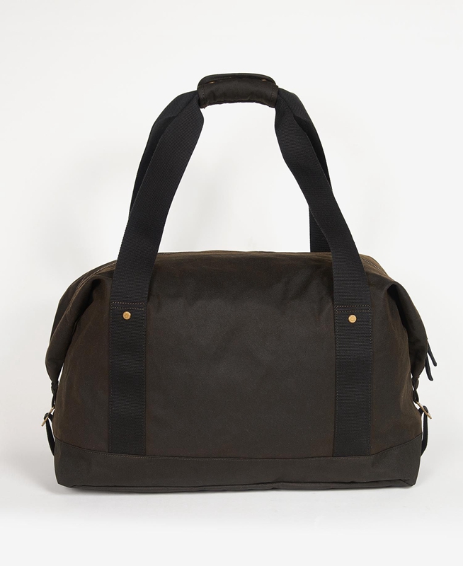 Barbour Essential Wax Holdall Tasche Herren Olivgrün | WUBGVN-563