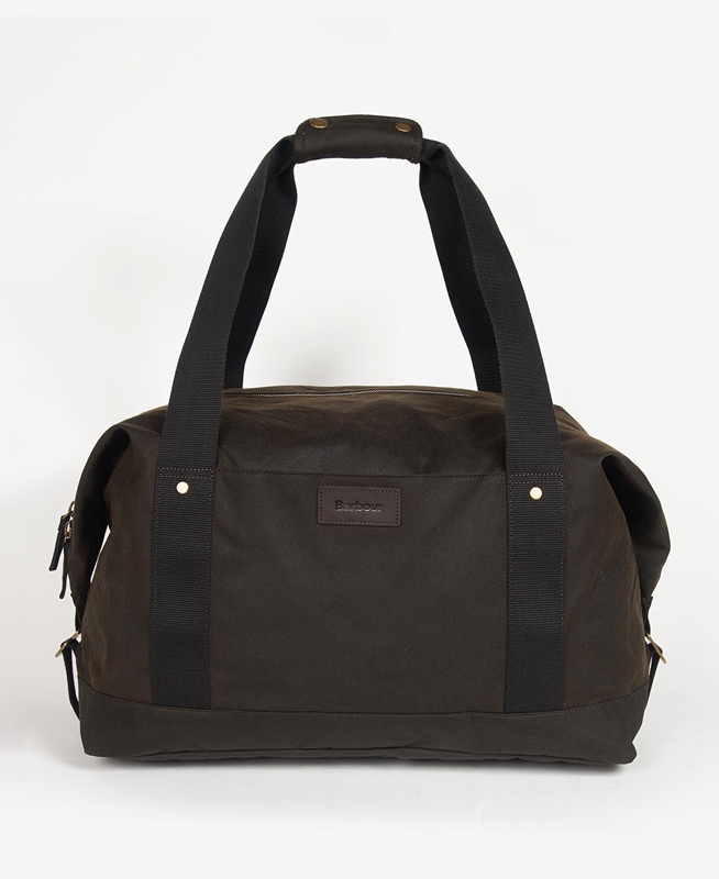 Barbour Essential Wax Holdall Tasche Herren Olivgrün | WUBGVN-563