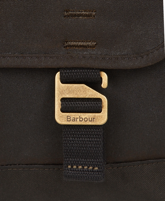 Barbour Essential Wax Messenger Tasche Herren Olivgrün | QROCIZ-256