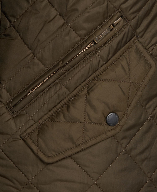 Barbour Flyweight Chelsea Steppjacke Herren Olivgrün | IAMJHZ-165